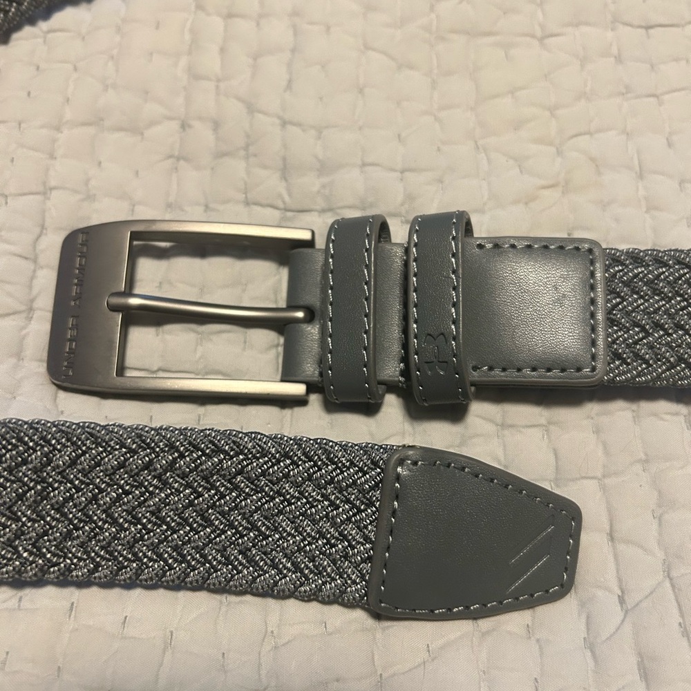 Under Armour Gray Woven Men's Belt